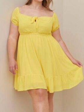 torrid Yellow Skater Dress